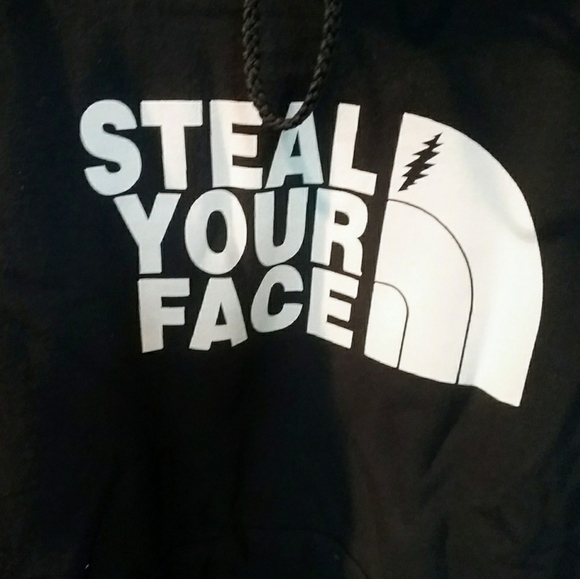 Grateful Dead Steal Your Face Shakedown Pullover Hoodie Sweatshirt NWT - Picture 2 of 4